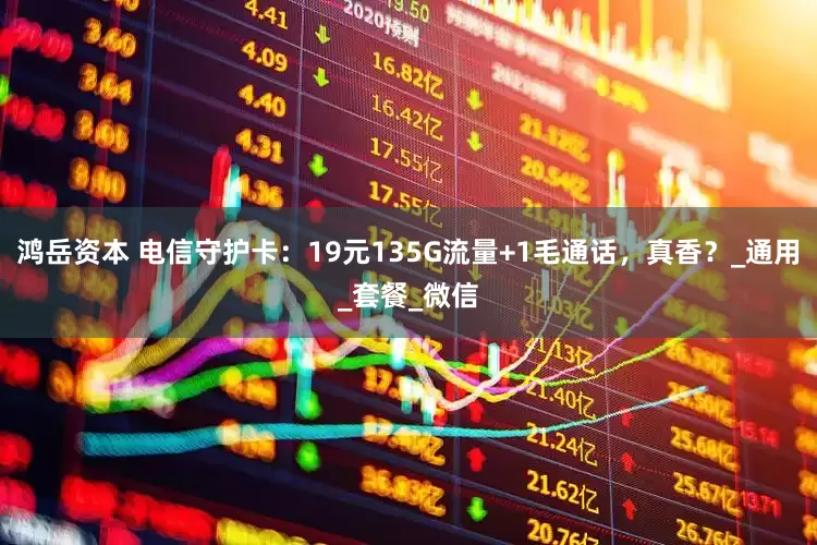 鸿岳资本 电信守护卡：19元135G流量+1毛通话，真香？_通用_套餐_微信
